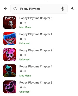 Choose the right app from the search results