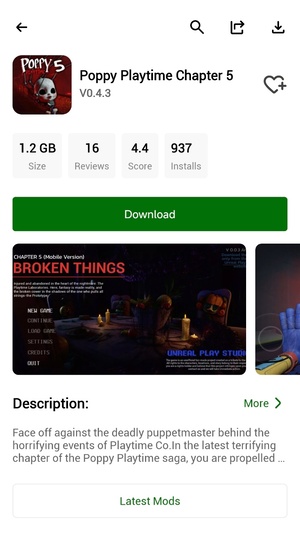 Select the original app version when available