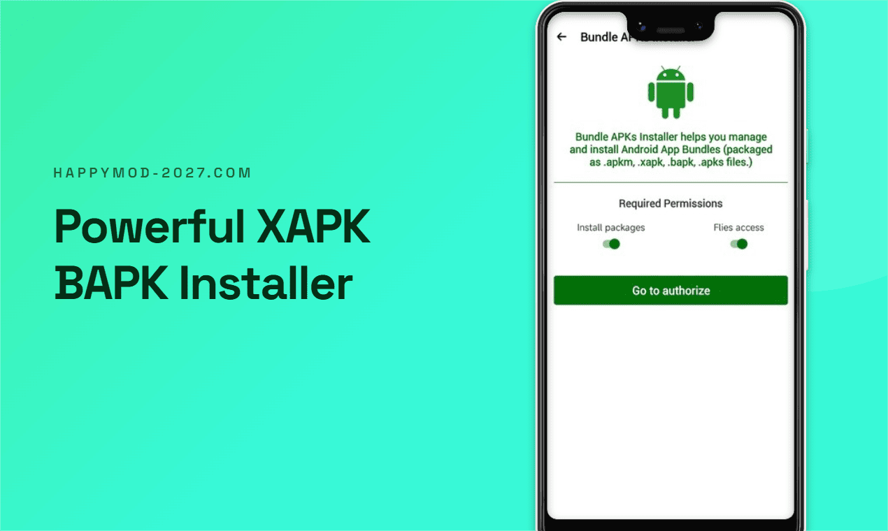 Bundle installer for APKM, XAPK, BAPK and APK packages